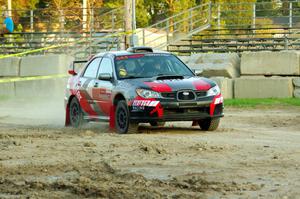 Jovan Kelsey / Mike Lovejoy Subaru WRX on SS1.