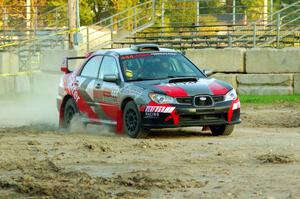 Jovan Kelsey / Mike Lovejoy Subaru WRX on SS1.