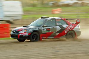 Jovan Kelsey / Mike Lovejoy Subaru WRX on SS1.