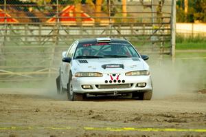 Czarek Kuczaj / David Ma Mitsubishi Eclipse on SS1.