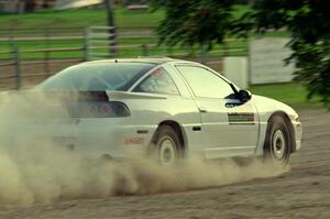 Czarek Kuczaj / David Ma Mitsubishi Eclipse on SS1.