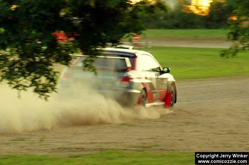 Jovan Kelsey / Mike Lovejoy Subaru WRX on SS1.