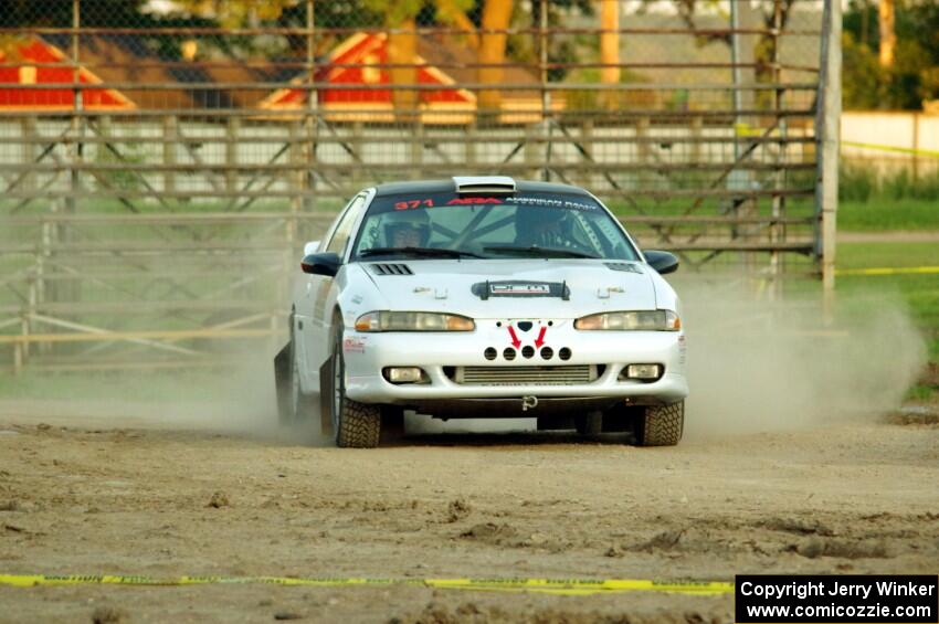 Czarek Kuczaj / David Ma Mitsubishi Eclipse on SS1.