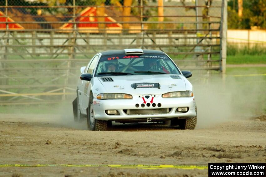 Czarek Kuczaj / David Ma Mitsubishi Eclipse on SS1.