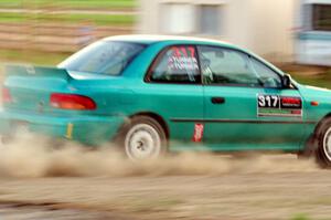 Kyle Turner / Kevin Turner Subaru Impreza on SS1.