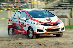 John Sharps / Gabriel Nieves Honda Fit on SS1.