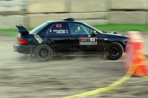 Jacob Kohler / Zach Houliston Subaru Impreza on SS1.