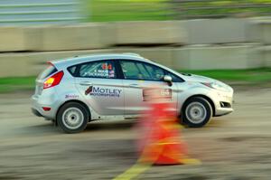 Paul Dickinson / Krista Skucas Ford Fiesta on SS1.