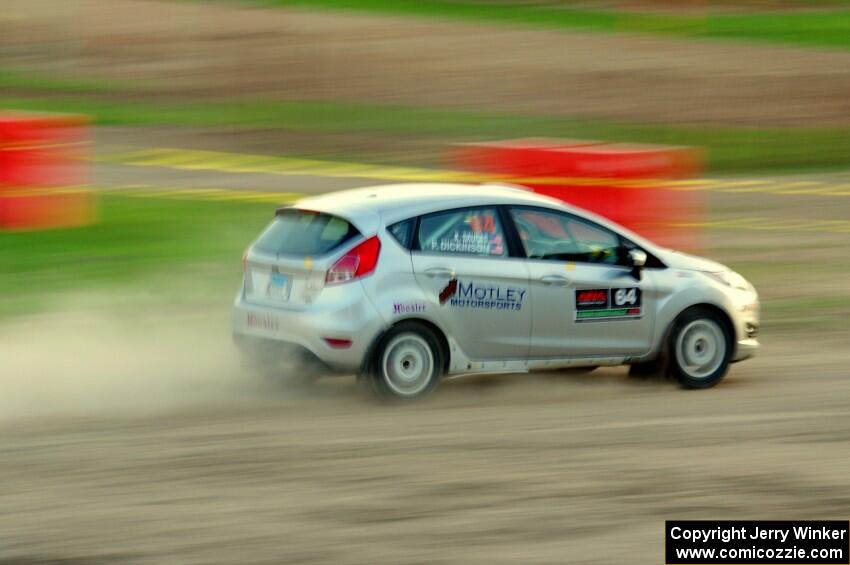 Paul Dickinson / Krista Skucas Ford Fiesta on SS1.