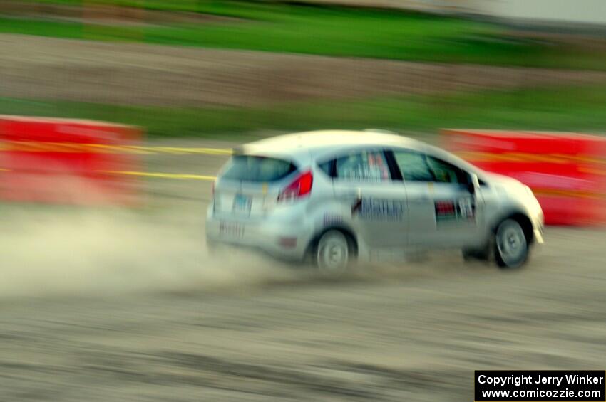 Paul Dickinson / Krista Skucas Ford Fiesta on SS1.