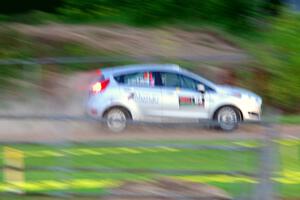 Paul Dickinson / Krista Skucas Ford Fiesta on SS2.