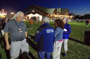 Al Kintigh and Bartek Stypa chat at Thursday night's parc expose.