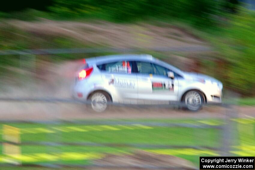 Paul Dickinson / Krista Skucas Ford Fiesta on SS2.