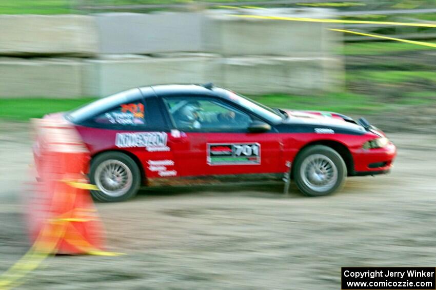 Jason Cook / Stefan Trajkov Eagle Talon on SS1.