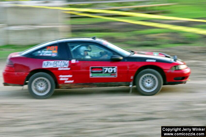 Jason Cook / Stefan Trajkov Eagle Talon on SS1.