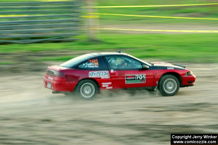 Jason Cook / Stefan Trajkov Eagle Talon on SS1.