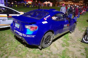 Erik Potts / Claudia Barbera-Pullen Subaru BRZ at Thursday night's parc expose.