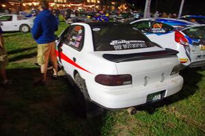 Mike Engle / Danny Norkus Subaru Impreza 2.5RS at Thursday night's parc expose.
