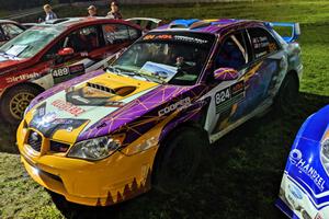 Cameron Steely / Preston Osborn Subaru WRX STi at Thursday night's parc expose.