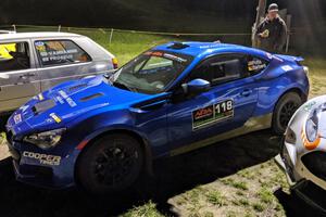 Erik Potts / Claudia Barbera-Pullen Subaru BRZ at Thursday night's parc expose.