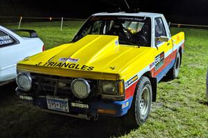 Scott Parrott / Ian Holmes Chevy S-10 at Thursday night's parc expose.