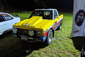 Scott Parrott / Ian Holmes Chevy S-10 at Thursday night's parc expose.