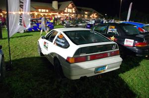 Harlan Goerger / Ryan Raguse Honda CRX at Thursday night's parc expose.