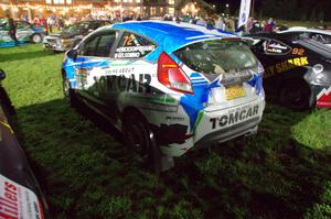 Keanna Erickson-Chang / Alex Gelsomino Ford Fiesta R1+ at Thursday night's parc expose.