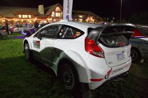 Vio Dobasu / Stephen O'Hanlon Ford Fiesta at Thursday night's parc expose.