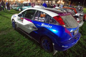 Chris Miller / Michelle Miller Ford Focus ZX3 at Thursday night's parc expose.