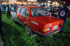 Justin Mason / Cameron Case Volvo 240 at Thursday night's parc expose.