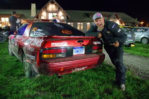 Al Dantes, Jr. / R.J. Kassel Mazda RX-7 LS at Thursday night's parc expose.