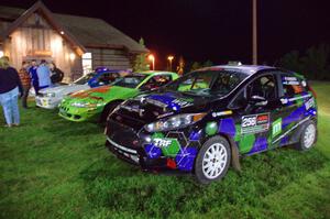 Rob Sanders / Karen Jankowski Ford Fiesta ST at Thursday night's parc expose.