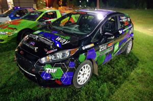 Rob Sanders / Karen Jankowski Ford Fiesta ST at Thursday night's parc expose.