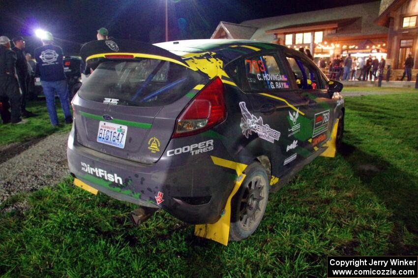 Chase Hovinga / Glen Ray Ford Fiesta ST at Thursday night's parc expose.