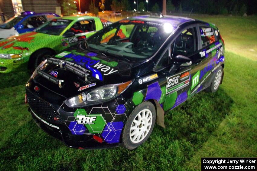 Rob Sanders / Karen Jankowski Ford Fiesta ST at Thursday night's parc expose.