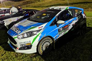 Keanna Erickson-Chang / Alex Gelsomino Ford Fiesta R1+ at Thursday night's parc expose.