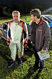 Frank Cunningham converses with Mike Shaw at Thursday night's parc expose.