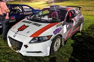 Chris Sladek / Zach Pfeil Honda CRZ at Thursday night's parc expose.