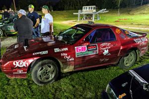 Al Dantes, Jr. / R.J. Kassel Mazda RX-7 LS at Thursday night's parc expose.