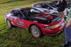 Jason Cook / Stefan Trajkov Eagle Talon at Thursday night's parc expose.