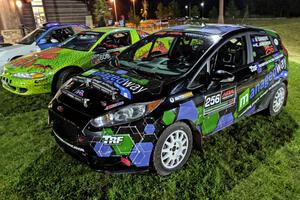 Rob Sanders / Karen Jankowski Ford Fiesta ST at Thursday night's parc expose.