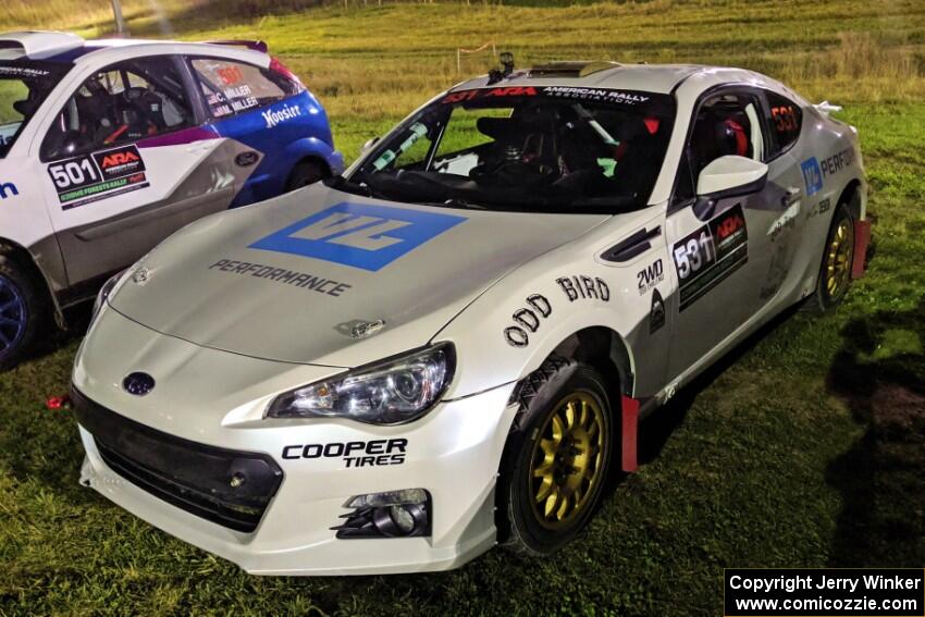 John Kosmatka / Kristin Kosmatka Subaru BRZ at Thursday night's parc expose.