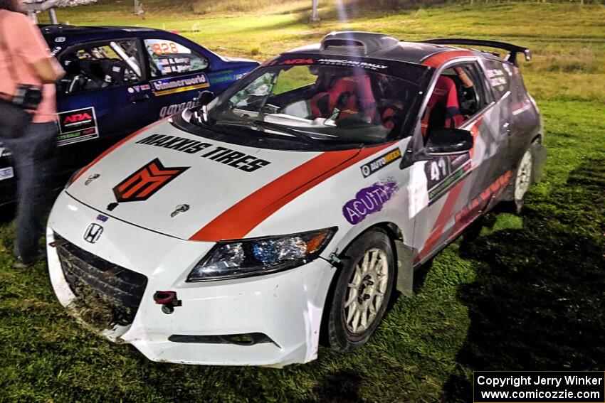 Chris Sladek / Zach Pfeil Honda CRZ at Thursday night's parc expose.