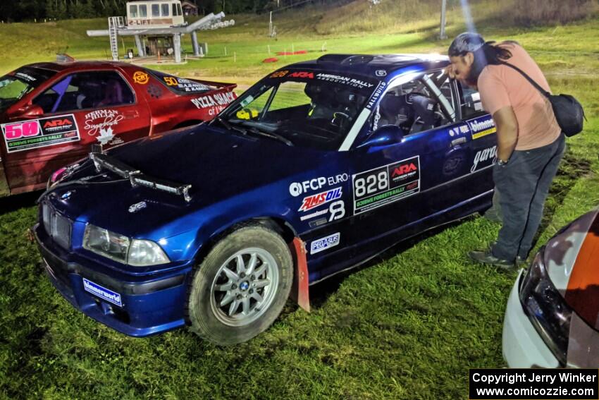 Ryan George / Heather Stieber-George BMW M3 at Thursday night's parc expose.