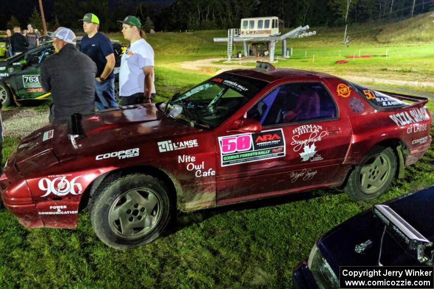 Al Dantes, Jr. / R.J. Kassel Mazda RX-7 LS at Thursday night's parc expose.