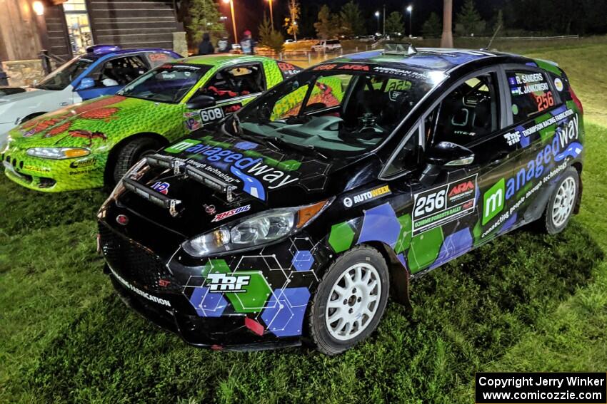 Rob Sanders / Karen Jankowski Ford Fiesta ST at Thursday night's parc expose.