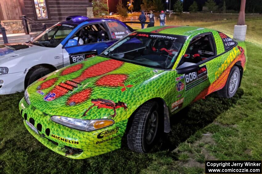 Eric Carlson / Jake Carlson Mitsubishi Eclipse at Thursday night's parc expose.