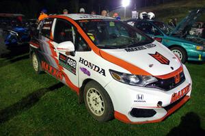 John Sharps / Gabriel Nieves Honda Fit at Thursday night's parc expose.