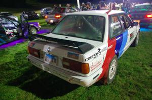 Calvin Cooper / Kelsey Stephens BMW 318is at Thursday night's parc expose.